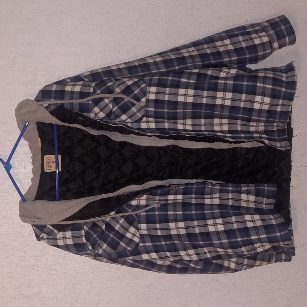 Red head fleece jacket